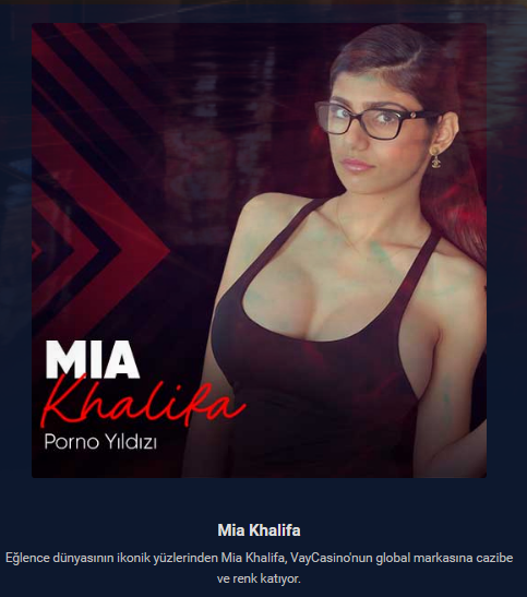 Mia Khalifa Vaycasino'yı Tercih Ediyor!