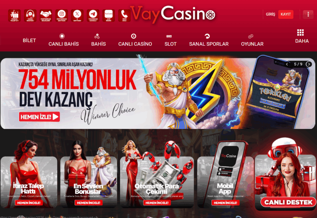 vaycasino ana sayfası
